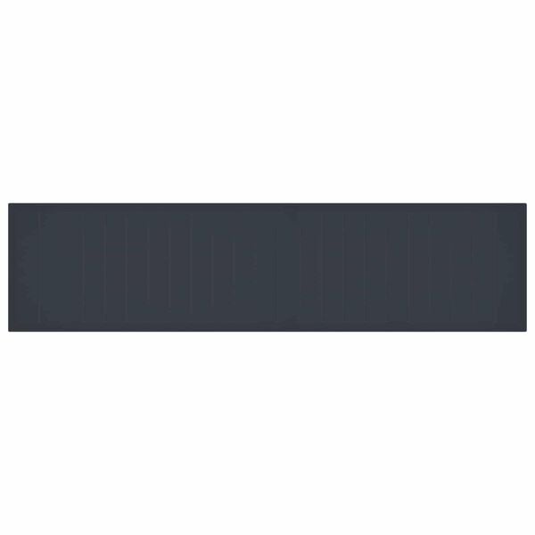 vidaXL Градински комплект за хранене с възглавници 17 pcs Антрацит ПП