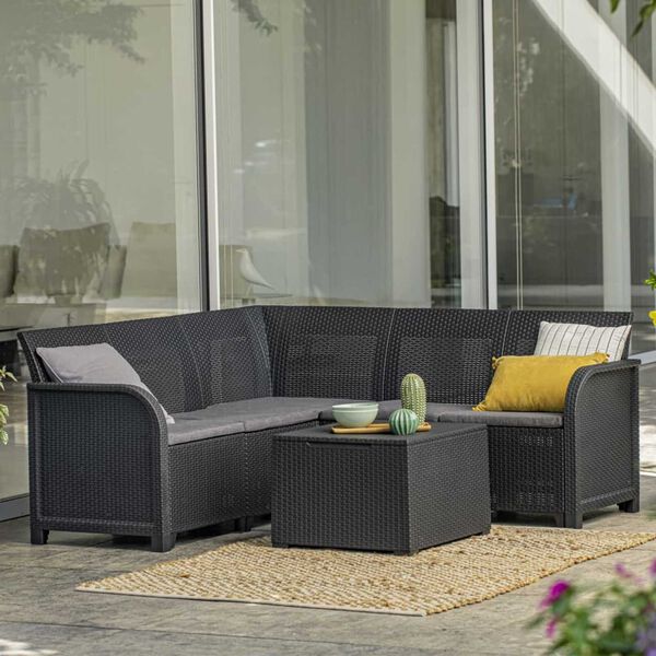 Keter Градинска маса Rosalie, графит