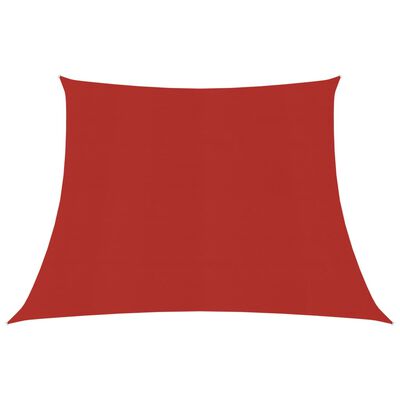 vidaXL Платно-сенник, 160 г/м², червено, 3/4x3 м, HDPE