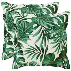 vidaXL Калъфка за възглавница 2 бр. HOUTEN Мотив с листа 30 x 30 cm