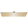 vidaXL Rainshower душ пита, инокс, 40x40 cм, квадратна, златиста
