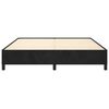 vidaXL Рамка за легло без матрак, черна, 160x200 см, кадифе