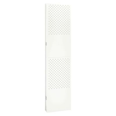 vidaXL 6-панелни паравани за стая, 2 бр, бели, 240x180 см, стомана