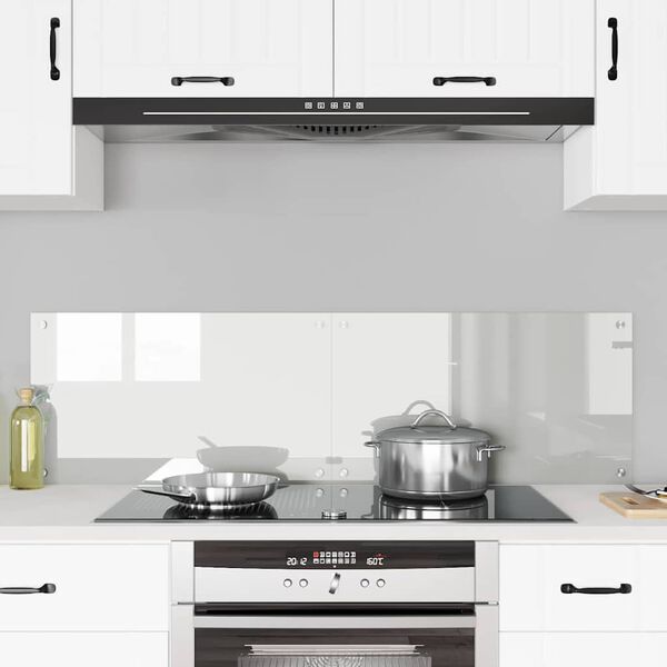 vidaXL Кухненски заден панел 2 pcs Прозрачен 70 x 40 cm