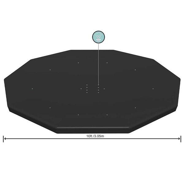 Bestway Покривало за басейн Flowclear, 305 см
