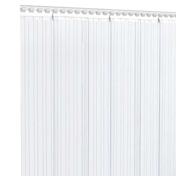 vidaXL Завеса за врата прозрачна 200x1,6 мм 50 м PVC