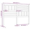 vidaXL Горна табла за легло, 146x4x100 см, бор масив