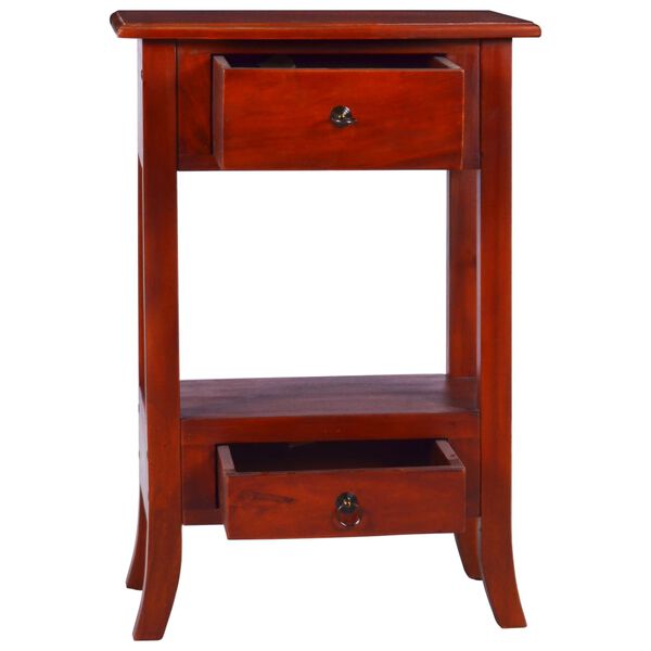 vidaXL Конзолна маса, класическо кафяво, 50x30x75 см, махагон масив