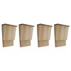 276009 vidaXL Bat Houses 4 pcs 22x12x34 cm Wood (2x41293)