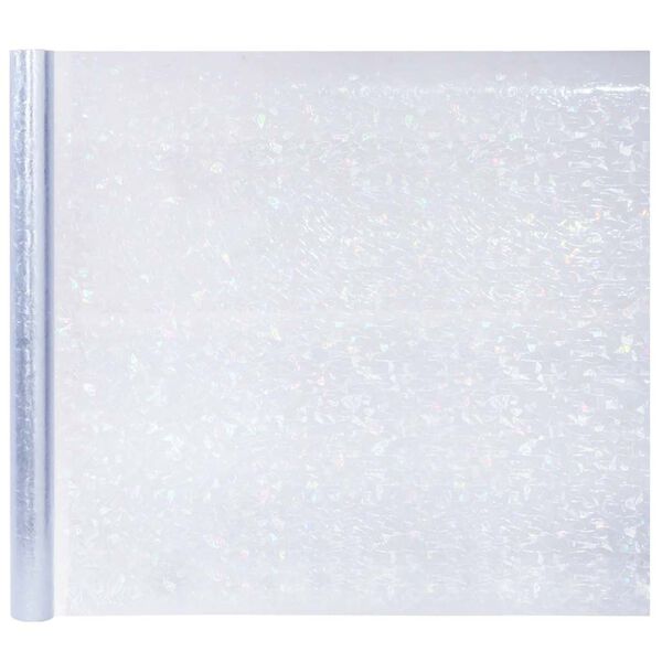 vidaXL Фолио за прозорци 5 бр матирано шарка дъга PVC