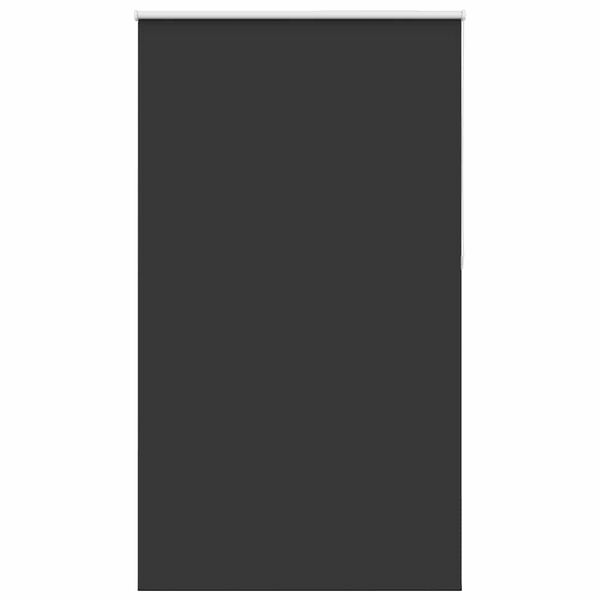 vidaXL Ролетна щора Blackout черна 120x210см ширина на тъканта 116,6см