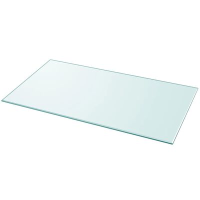 vidaXL Темпериран стъклен плот за маса, правоъгълен, 1200x650 мм