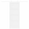 vidaXL Преплъзваща се врата ORKDAL Бяло 78 x 202 см