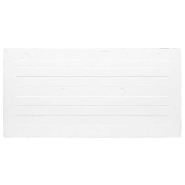 vidaXL Стенни панели 10 pcs Светлосив и бял 100 x 50 cm EPS пяна