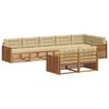 vidaXL Комплект дивани за открито 8 pcs Натурален и Бежов