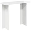 vidaXL Конзолна маса Бял гланц 100 x 39,5 x 75 см Инженерна дървесина