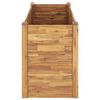 vidaXL Градинска повдигната леха, 160x60x84 см, акациево дърво масив