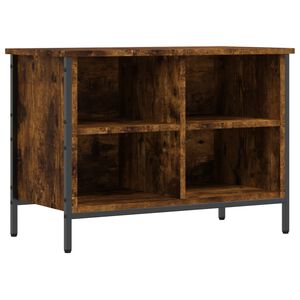 vidaXL Шкаф за обувки, опушен дъб, 69x35x50 см, инженерно дърво