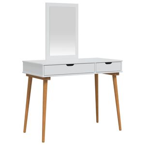 vidaXL Комплект тоалетно шкафче FAUSKE 2 бр. Бяло 100 x 50 x 143 см