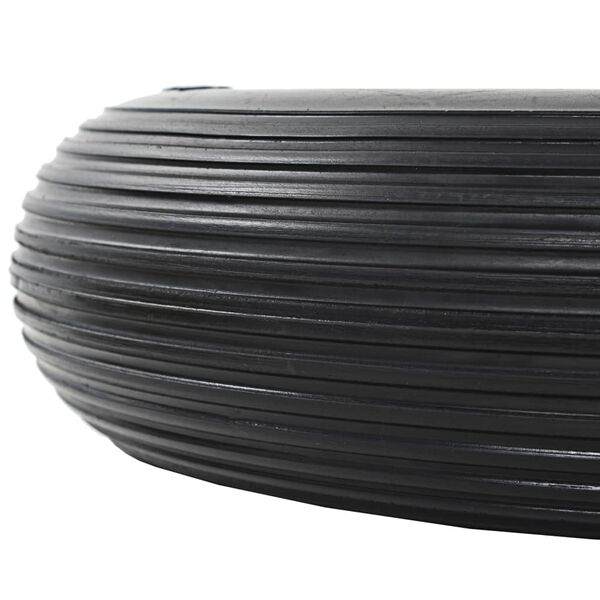 vidaXL Колела за транспортна количка с вал 2 бр твърд PU 4,00-8 390 мм