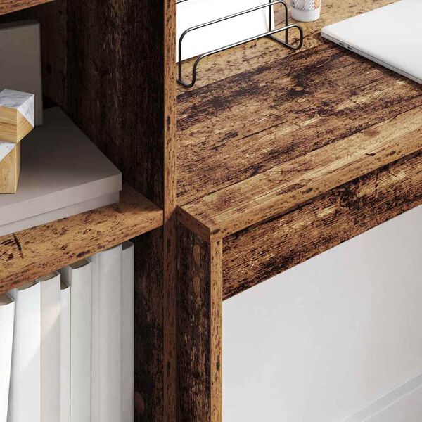 vidaXL Бюро Старо дърво 100 x 40 x 76 см