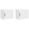vidaXL Кухненски шкаф 2 pcs Бяло 50 x 31 x 40 см Инженерно дърво