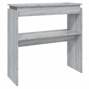 vidaXL Конзолна маса, сив сонома, 80x30x80 см, инженерно дърво