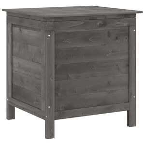vidaXL Градинска ракла антрацит 50x49x56,5 см чам масив