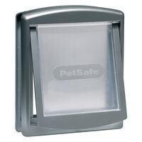 PetSafe 2-посочна врата за любимци 757 Medium 26,7x22,8 см сребриста