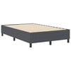vidaXL Платформено легло Тъмен сив 120 x 200 cm Кордюрова тъкан