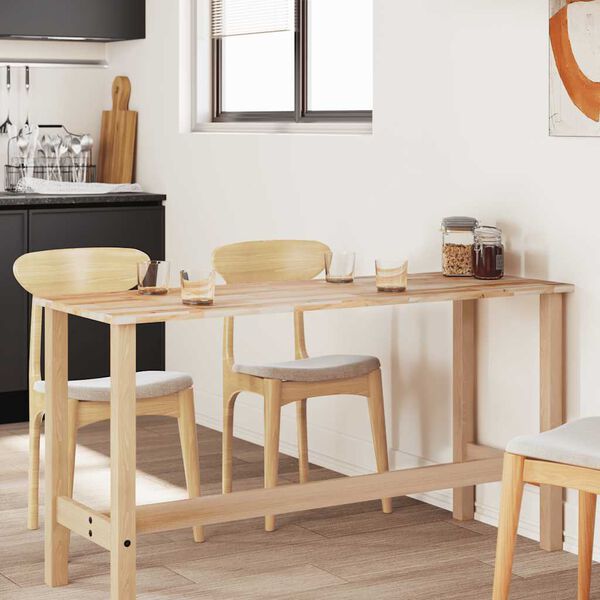 vidaXL Плот за маса, правоъгълен, 120x50x2 см, акация масив