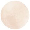 vidaXL Килим HUARTE с къс косъм, мек и миещ се, бежов, &Oslash; 80 см