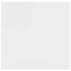 vidaXL Окачени стенни рафтове, 2 бр, бял гланц, 23x23,5x3,8 см, МДФ