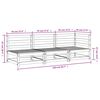 vidaXL Градински диван, 3-местен, дугласко дърво масив