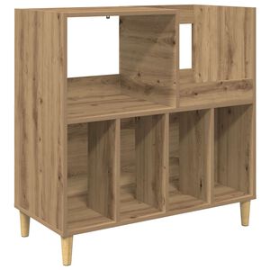 vidaXL Стойка за грамофон Дъб артизан 82 x 39,5 x 82,5 см