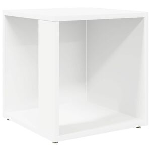vidaXL Странични маси 33 x 33 x 34 cm Engineered wood Бяло