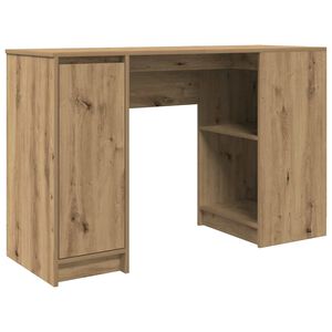 vidaXL Бюро, дъб артизан, 120x42x76 см, инженерно дърво