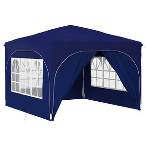 vidaXL Поп-ъп парти палатка 290 x 290 x 245 см Синьо