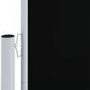vidaXL Прибираща се странична тента, черна, 180х600 см