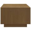 vidaXL Маса за кафе, меденокафява, 110x50x33,5 см, борово дърво масив