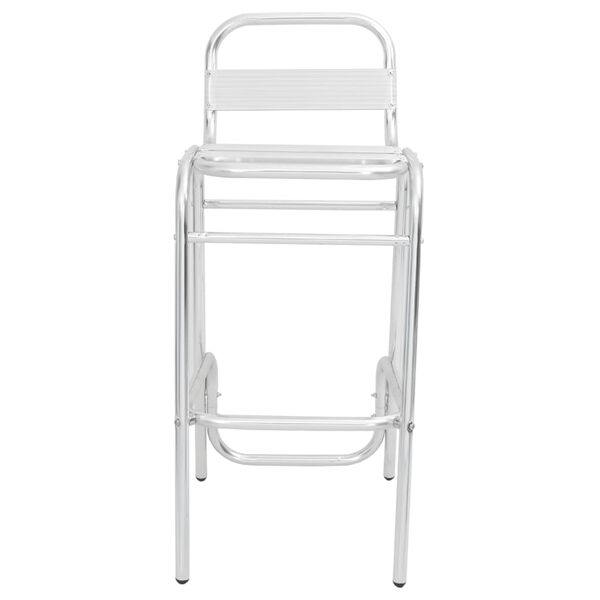 vidaXL Стифиращи бар табуретки, 2 бр, алуминиеви