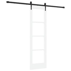 vidaXL Преплъзваща се врата ORKDAL 61 x 198,5 см Бяло