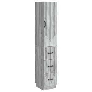 vidaXL Комплект шкафове 2 бр. 33 x 34,5 x 87 см Инженерна дървесина
