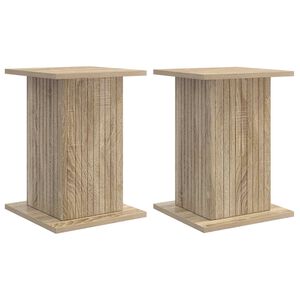 vidaXL Стойка за растения 2 бр. Дъб сонома 30,5 x 30 x 43 см