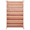 vidaXL Вертикална градина 6 нива 69x40x101,5 см дугласко дърво масив