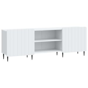 vidaXL ТВ шкаф Бяло 150 x 31 x 52 см Инженерна дървесина
