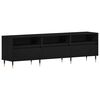 vidaXL ТВ шкаф 150 x 30 x 44,5 см Черния дъб Инженерна дървесина
