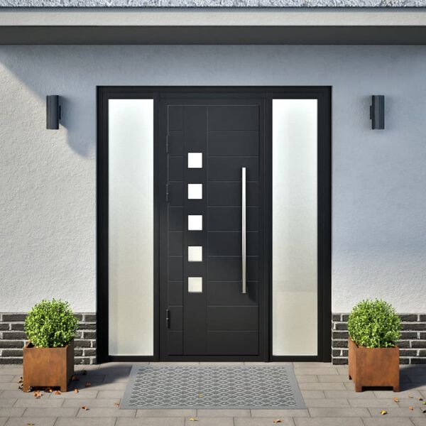 vidaXL Градински саксии 2 бр. 30x30x30 см Изветряла стомана