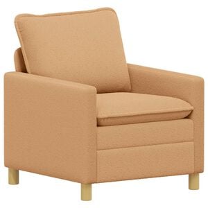 vidaXL Диван Бежово 76 x 81 x 87,5 см Текстил