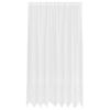 vidaXL Перде от дантела С завеси Бяло 200 x 200 cm Полиестер